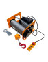 Winche Tecle 1000kg piola acero 100 mts G-Force con Polea