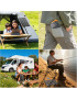 FlexSolar MINI Panel Solar Cargador Plegable de 36W USB-A USB-C Portátil de Emergencia Monocristalino Impermeable