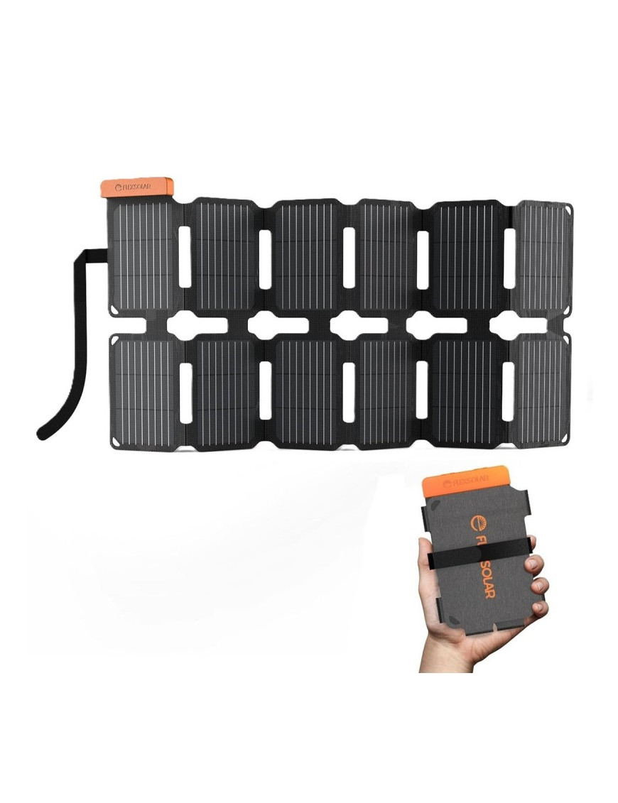 FlexSolar MINI Panel Solar Cargador Plegable de 36W USB-A USB-C Portátil de Emergencia Monocristalino Impermeable