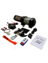 Winche Gorilla Force 3.500 libras 12v piola acero control remoto manual e inalámbrico