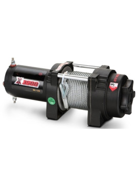 Winche Gorilla Force 3.500 libras 12v piola acero control remoto manual e inalámbrico