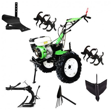 Motocultivador Gasolina 9 Hp 270cc Aro 12 Otaru Full