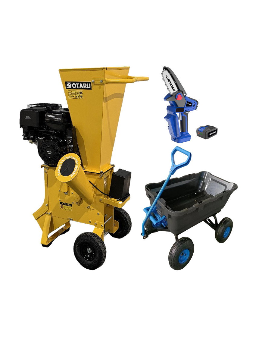 Chipeadora a Gasolina 15hp Pack Full