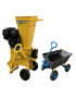 Pack Chipeadora a Gasolina 15hp 4T 4 Pulgadas + Carrito Tolva abatible 300 kg