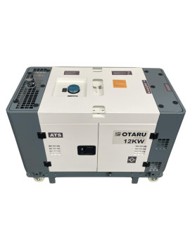 Generador Diesel 15KVA Cerrado 220v Monofásico 2 Cilindros en V con Ruedas Otaru