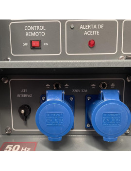 Generador Diesel 15KVA Cerrado 220v Monofásico 2 Cilindros en V con Ruedas Otaru