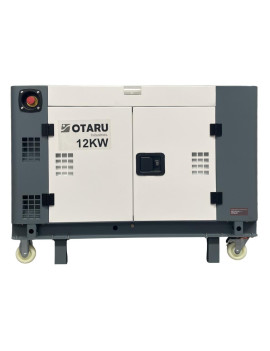 Generador Diesel 15KVA Cerrado 220v Monofásico 2 Cilindros en V con Ruedas Otaru