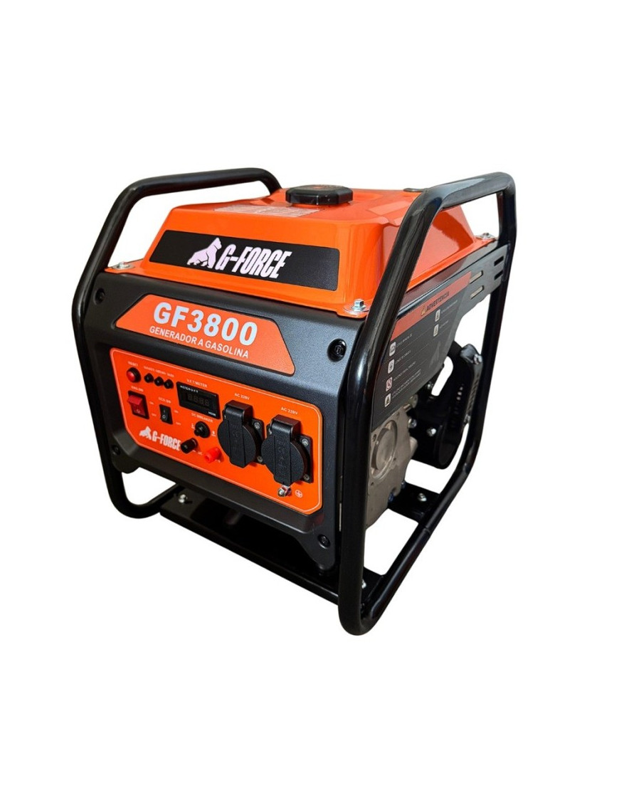 Generador Inverter Open Gasolina 3800w G-Force Encendido Manual
