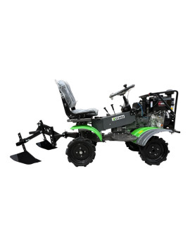 Motocultivador Ultra Diesel 4WD 15 Hp 532cc Otaru incluye Carro Trailer