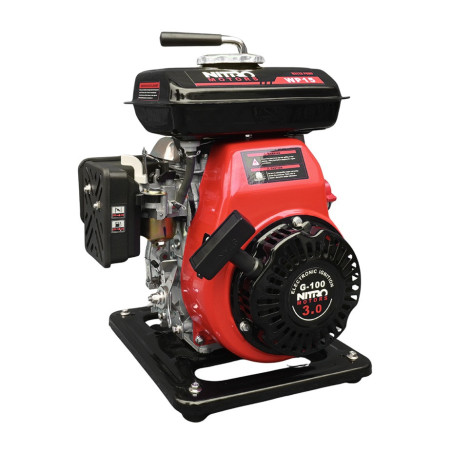 Motobomba 1.5 Pulgadas 105cc 3HP 4 Tiempos Nitro con accesorios