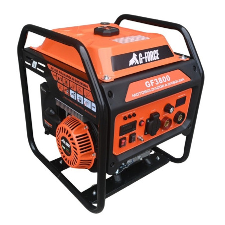 Motosoldador Generador Inverter Open Gasolina 3800w G-Force Encendido Manual