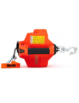 Grúa Giratoria 400KG Extensible G-Force Winche portátil con batería litio (piola sintética)