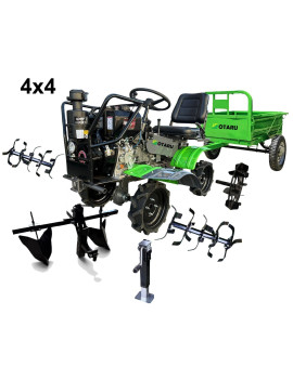 Motocultivador Ultra Diesel 4WD 15 Hp 532cc...