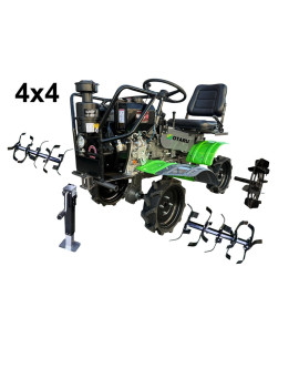Motocultivador Pro Diesel 4WD 15 Hp 532cc Otaru