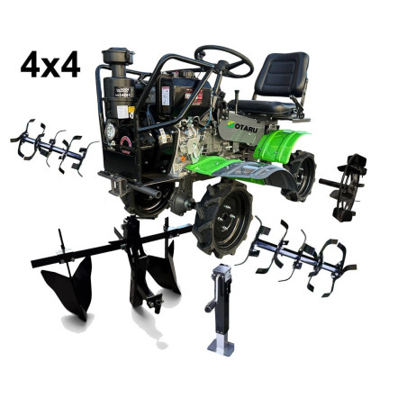Motocultivador Pro Diesel 4WD 15 Hp 532cc Otaru