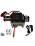 Pack Gruero Winche 12.000 libras 12v + BASE + GANCHOS J G80
