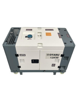 Generador Diesel 12kW Insonorizado ATS 220v Monofásico 15kVA 2 Cilindros en V Control Remoto