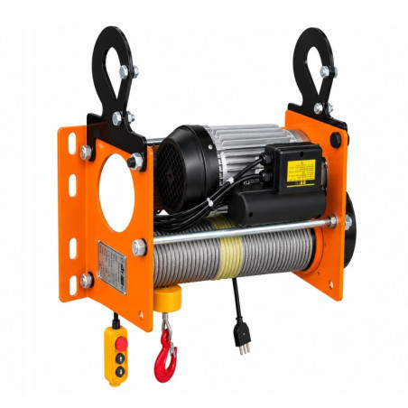 Winche Tecle 1000kg piola acero 100 mts G-Force con Gancho y Polea