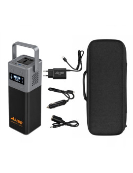 Estación de Energía Portátil 200W 220V AC y 12V DC con Salidas USB 192Wh G-FORCE y Bolso